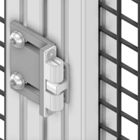 52-122-0 MODULAR SOLUTIONS GRAY POWDER COATED ALUMINUM BALL LATCH 70MM BRACKET
